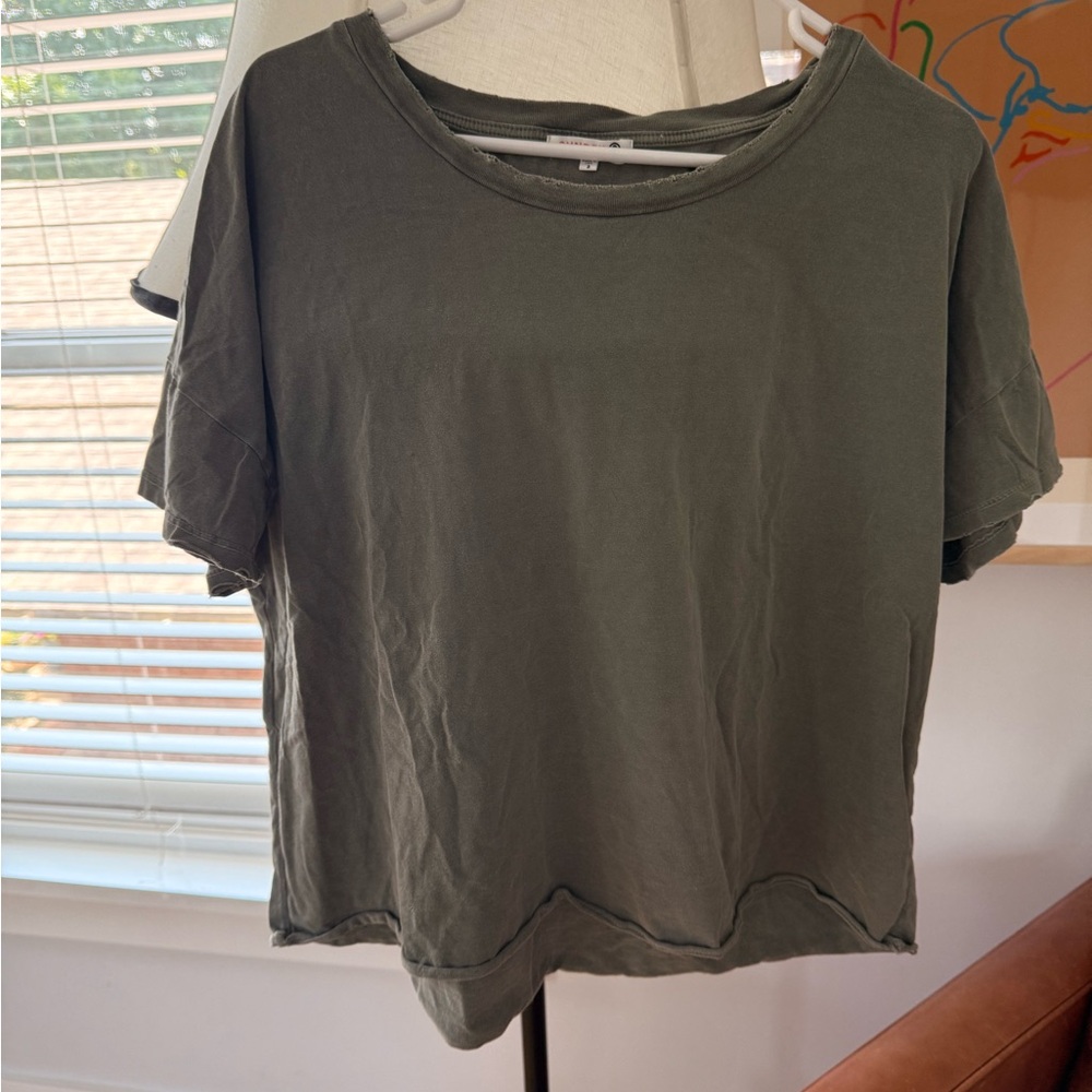 Sundry Green Boxy Relaxed T-Shirt